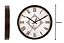 Relógio Parede Silencioso Preto Romano 30cm Herweg 6727-065 - Imagem 3