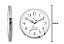 Relógio Parede 35cm Cromado Bodas De Prata Herweg 6816 - Imagem 4