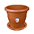 Vaso Redondo Jardim 35cm Plástico Atlas - Imagem 3