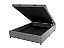 Base Box Aplauso com Baú Frontal - Viúva - 1,28 x 1,88m - Altura 43cm - Imagem 1