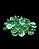 ENFEITE DE VIDRO FOSCO VERDE 200G SKRw - Imagem 4
