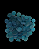 ENFEITE DE VIDRO FOSCO AZUL CLARO 200G SKRw - Imagem 4