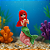 ENFEITE SEREIA FLUTUANTE RUIVA SKRw - Imagem 2