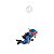 ENFEITE MERGULHADOR FLUTUANTE AZUL SKRw - Imagem 1