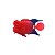 PEIXE FLUTUANTE FLOWERHORN VERMELHO/AZUL SKRw - Imagem 1