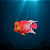 PEIXE FLUTUANTE FLOWERHORN ROSA/DOURADO SKRw - Imagem 2
