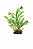 SKRw PLANTA ARTIFICIAL K-718 12X28CM VERD/FLOR ROX - Imagem 1