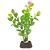 SKRw PLANTA ARTIFICIAL S-413 13CM - VERDE FLOR ROS - Imagem 1