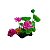 SKRw PLANTA ARTIFICIAL T-811 15X30 FLOR LILAS - Imagem 2
