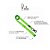 Kit Peitoral H antipuxão para cachorros com Guia Neon Verde - Imagem 3