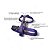Kit 4 peças Passeio completo para cachorros Roxo - Imagem 2