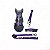 Kit 4 peças Passeio completo para cachorros Roxo - Imagem 1
