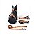 Kit 4 peças Passeio completo para cachorros Terracota - Imagem 1