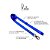 Kit Peitoral Americano para cachorros com Guia Azul Royal - Imagem 3