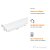Rodapé Santa Luzia Poliestireno Branco | LEV 101 e 102 - 10 cm - Barra com 2,40 mts - Imagem 3