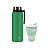 Garrafa Camping + Copo silicone 350ml - Imagem 1