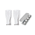 Kit 2 copos Tulipa + 4 Cubos de Gelo de Inox - Imagem 1