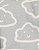 Kit body manga longa Carters branco e cinza nuvens - Imagem 3
