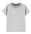 Jardineira Carters azul marinho com estampas de dinossauro, blusa cinza - Imagem 3