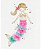 Conjunto Carters sereia (body e saia de tutu) - Imagem 2