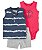 Trio Carter's marinheiro, regata tie-die - Imagem 1