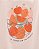 Kit body Carter's regata laranja, flores e frutas - Imagem 4
