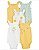 Kit body Carter's alcinha amarelo floral - Imagem 1