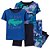 Pijama 4 peças Carter's Jacaré - Imagem 1