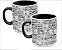 Caneca De Cerâmica Turma Da Mônica Quadrinhos Preto e Branco - Imagem 1