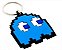 Chaveiro Fantasma Azul Pac Man Emborrachado - Imagem 2