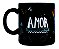 CANECA PRETA CACHORRO AMOR - Imagem 2