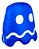Almofada Pac Man Fantasma Azul Inky - Reversível - Imagem 2