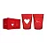 Copo Americano Prime Love 190 ML Luva Com 2 - Imagem 2