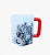 Caneca Branca Sextavada Vingadores - Branca e Vermelha - Imagem 4
