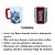 Caneca Branca Sextavada Vingadores - Branca e Vermelha - Imagem 5