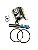 PISTAO MERCURY 8 HP JAPONES STD - Imagem 1