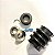 ANEL CARBONO GTI 130- 155 2008 -11-12-13-14 EM DIANTE. SUPORTE INOX & TRAVA BORRACHA EIXO DE 27 MM - Imagem 1