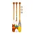 Kit 3 Remos Decorativos Canadenses Artesanais em Madeira (Pinturas C1, C4 e C5) - Imagem 4