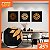 Kit Quadro Mandala em Alto Relevo - Fundo Preto - (60x60cm) - Imagem 1