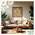 Quadro Artesanal em Alto Relevo - Flor de Lotus 2 (60x60cm) - Imagem 1