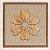 Kit 3 Quadro Artesanais em Alto Relevo -  3 Flores (60x60cm) - Imagem 5
