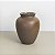 Vaso em Cerâmica Mod: Moka de 15x12 - Cor: Marrom Envelhecido - Imagem 1