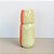 Moringa Cerâmica de cabeceira com Copo 18x8cm - Cor: Verde Primavera e Laranja Intenso - Imagem 3