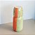 Moringa Cerâmica de cabeceira com Copo 18x8cm - Cor: Verde Primavera e Laranja Intenso - Imagem 2