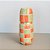 Moringa Cerâmica de cabeceira com Copo 18x8cm - Cor: Laranja e Verde Xadrez - Imagem 3