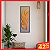 Quadro Artesanal Pétalas de Flores - (100x35) - Fundo em tecido - Imagem 1
