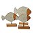 Kit com 3 Estatuetas Em Madeira - Robalo - Imagem 2
