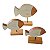 Kit com 3 Estatuetas Em Madeira - Robalo - Imagem 4