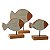 Kit com 3 Estatuetas Em Madeira - Robalo - Imagem 5