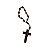 Colar em Madeira - Crucifixo - 60x12 - Imagem 4